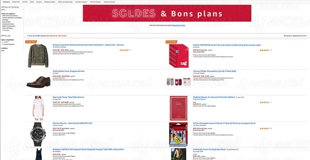 Soldes hiver 2020 Amazon, 20 000 articles à ‑50% minimum (et jusqu'à ‑88%)