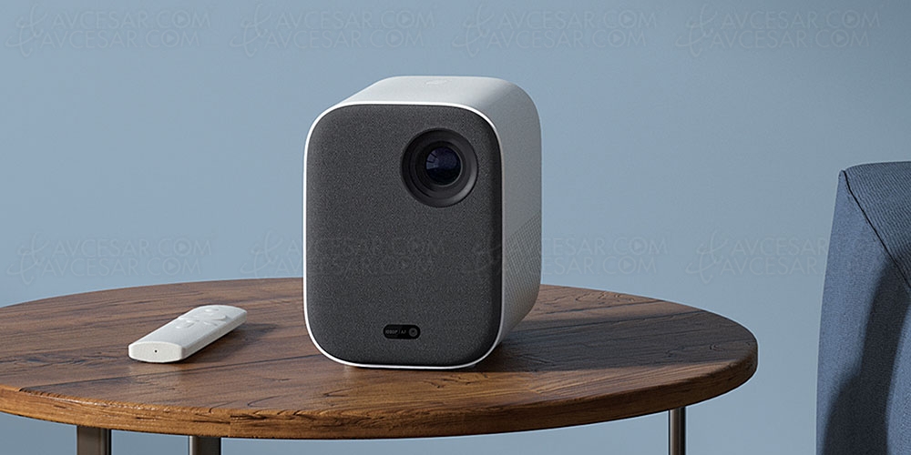 Vidéoprojecteur Mi&nbsp;Smart Compact&nbsp;Projector, mini‑vidéoprojecteur Full&nbsp;HD Android&nbsp;TV&nbsp;9.0