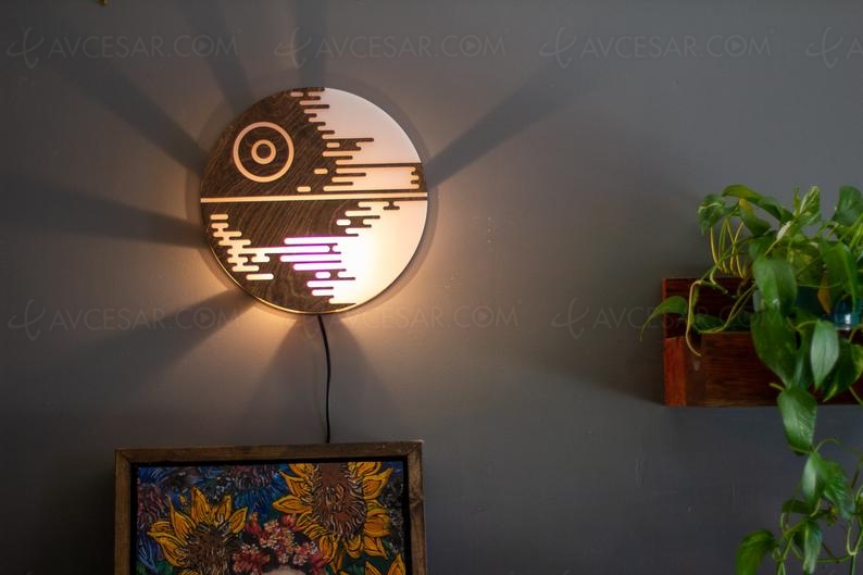 Lampe Murale Star Wars Etoile Noire Pas Si Obscure