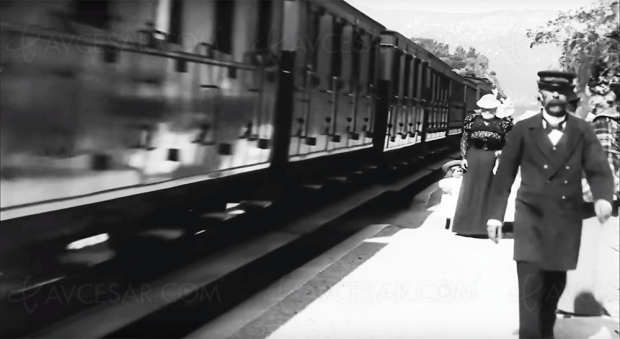 L'arrivée d'un train en gare de La Ciotat des frères Lumière pour la première fois en 4K à 60 fps