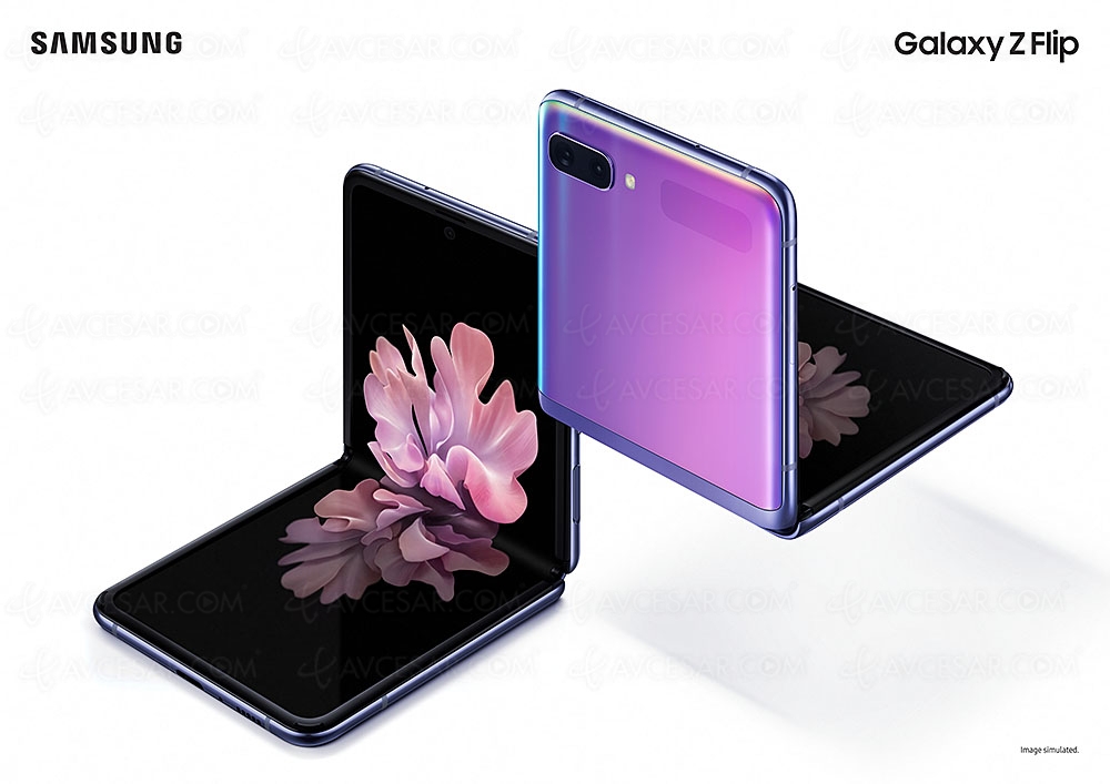 Smartphone pliable Samsung Galaxy Z&nbsp;Flip, présentation&nbsp;officielle