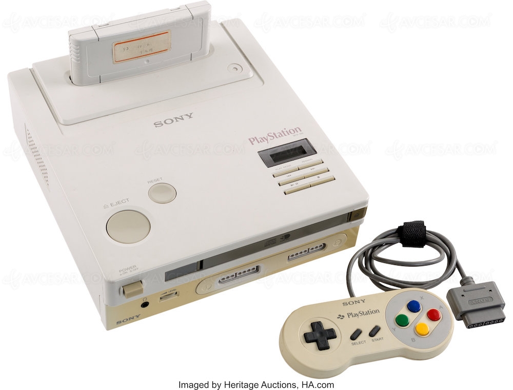 Prototype Nintendo PlayStation&nbsp;: enchères&nbsp;historiques
