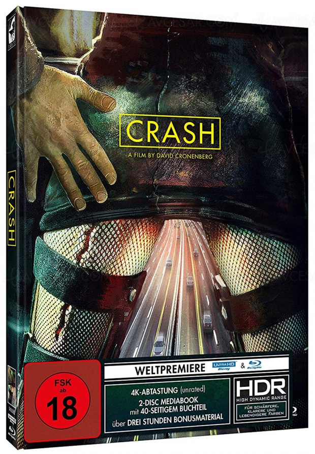 Crash non censuré, le premier film de David Cronenberg en 4K Ultra HD