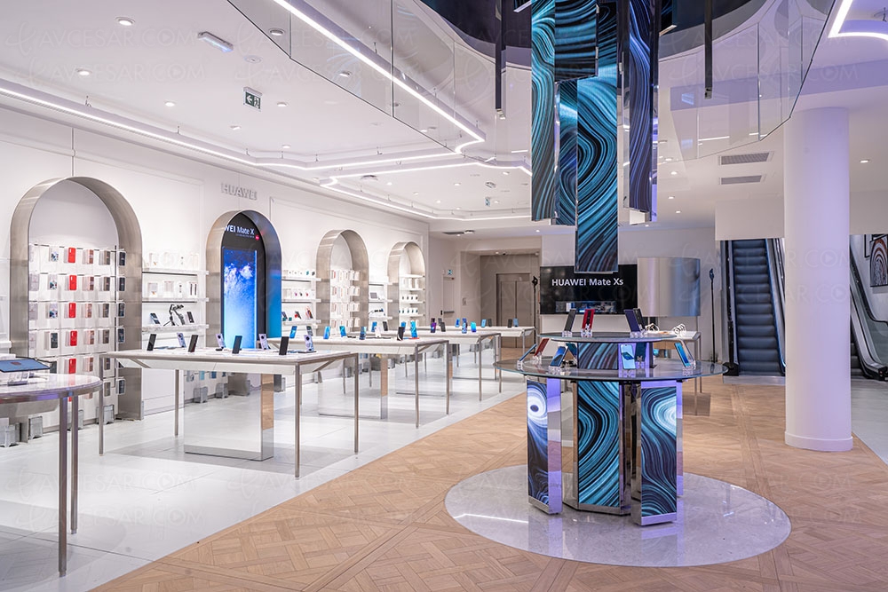 Premier Flagship Store Huawei à&nbsp;Paris, quartier de&nbsp;l'Opéra