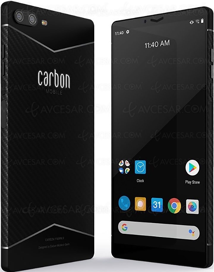 Carbon 1 Mark II, le premier smartphone en fibre&nbsp;de&nbsp;carbone
