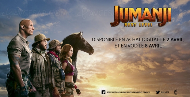 Jumanji Next Level : sortie physique décalée, le 2 avril en achat digital et le 8 avril en VOD