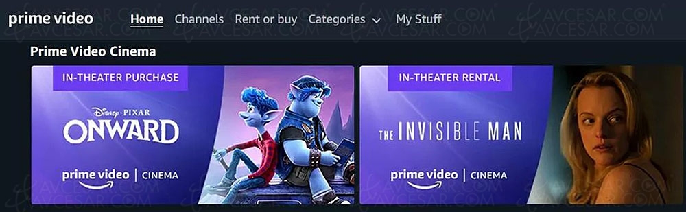 Amazon Prime Cinema, pour remplacer les salles de&nbsp;cinéma&nbsp;fermées