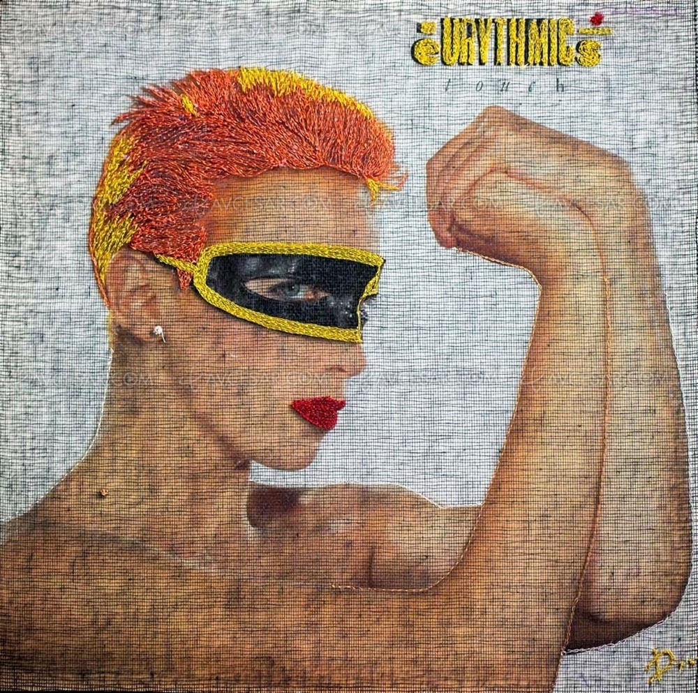 Mylène Farmer, Daho, Bowie… Delphine Leverrier, la brodeuse rockeuse de (disques)&nbsp;diamants