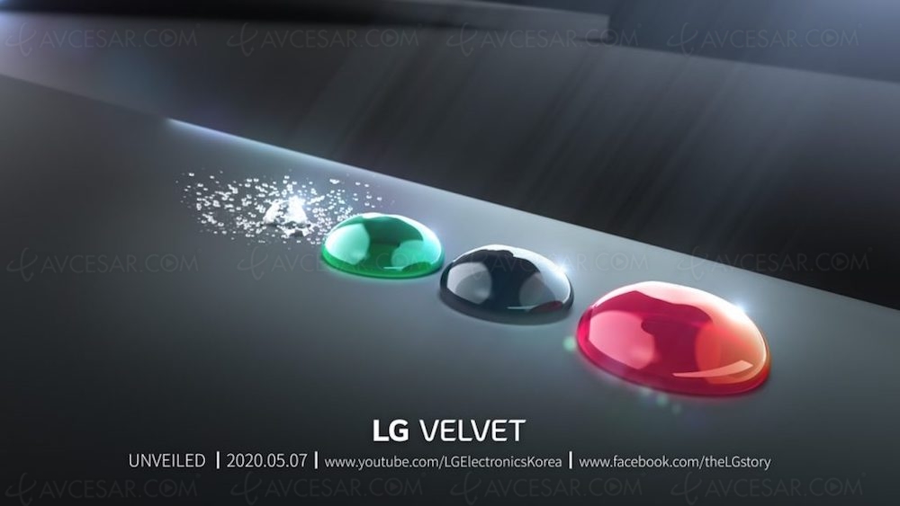 LG Velvet, caractéristiques techniques en&nbsp;fuite