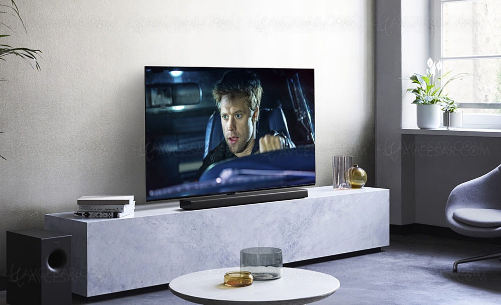 Panasonic SC‑HTB600, barre de son&nbsp;2.1 Bluetooth +&nbsp;HDR10/HDR Dolby&nbsp;Vision et&nbsp;Dolby&nbsp;Atmos/DTS:X