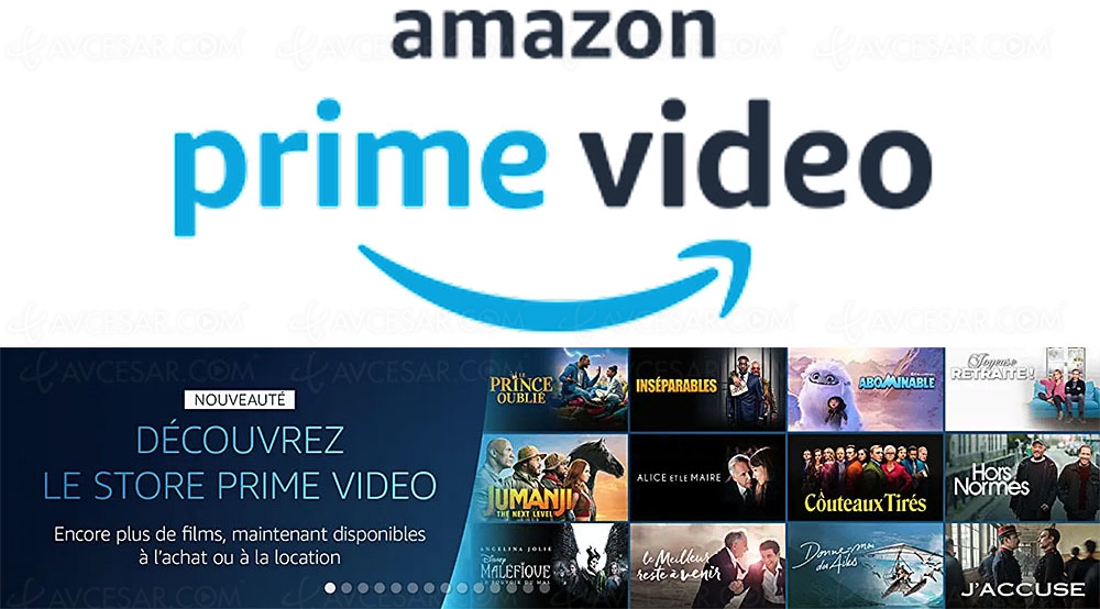 Amazon Store Prime Vidéo, achat/location de&nbsp;films récents signés&nbsp;Hollywood
