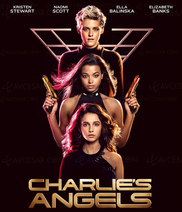 Charlie's Angels, Kristen Stewart, Naomi Scott et Ella Balinska débarquent en VOD et en 4K