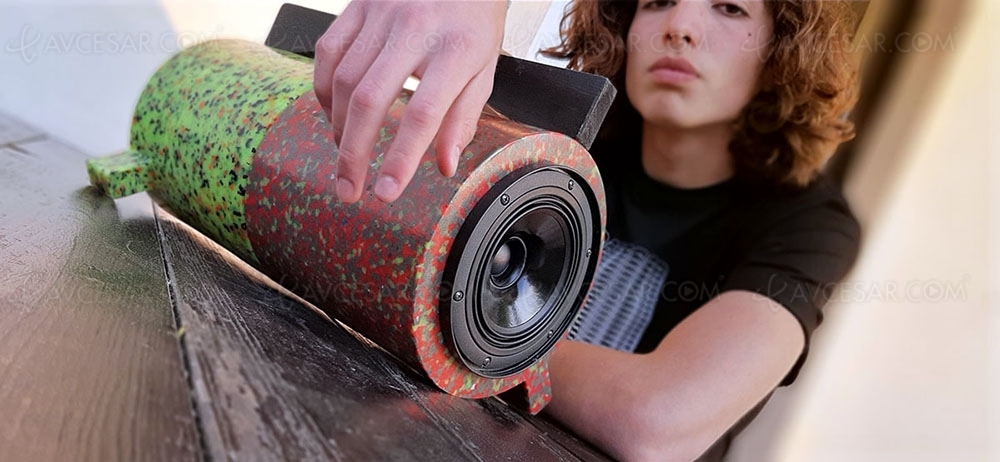 Magnifique ghetto blaster en plastique recyclé signé Ecopixel&nbsp;Audio
