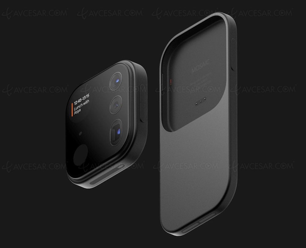 iPhone avec module caméra amovible&nbsp;(concept)