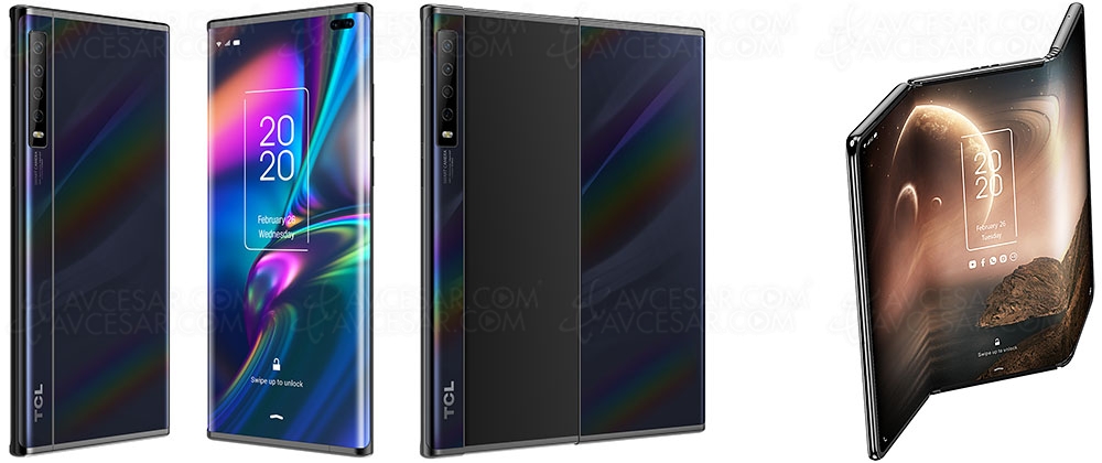 Smartphone extensible et&nbsp;tablette triple&nbsp;pliure&nbsp;: TCL veut frapper fort sur le&nbsp;marché&nbsp;mobile