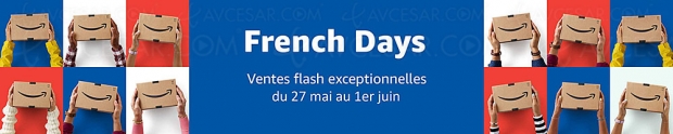 French Day Ventes flash Amazon, 2 258 produits jusqu'à -84% de remise