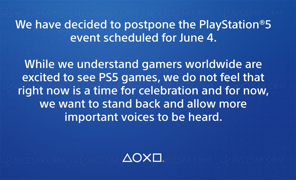 Conférence PlayStation&nbsp;5 du 4&nbsp;juin reportée pour défendre George Floyd (#BlackLivesMatter)