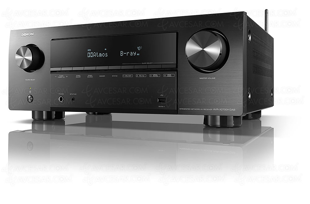 Denon AVR-X2700H DAB+&nbsp;: 7.2, HDMI&nbsp;2.1, HDR Dolby&nbsp;Vision, HDR10+, AirPlay&nbsp;2,&nbsp;Heos…