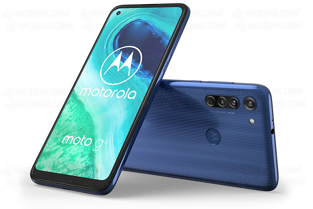 Smartphone Motorola Moto G8, objectif rapport&nbsp;qualité‑prix