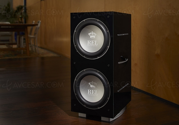 Caisson Rel Acoustics 212/SX, évolution technologique du Rel 212/SE