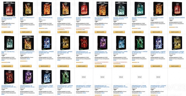 Bon plan Amazon Star Wars 4K Ultra HD : 2 films achetés, le 3e offert !