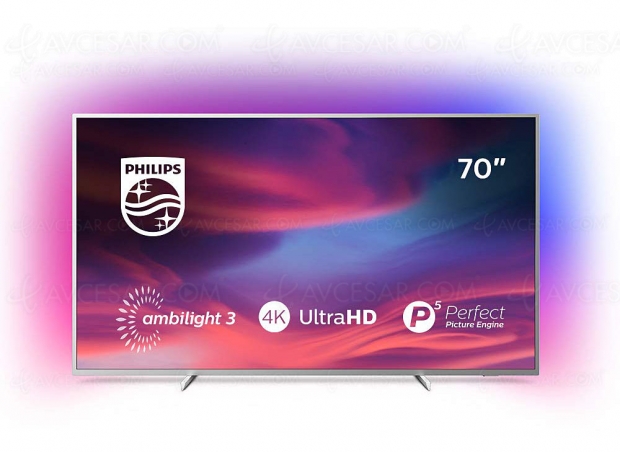 Soldes, TV LED Ultra HD 4K Philips The One 58PUS7304 à 699 € soit 35% ou 350 € de remise