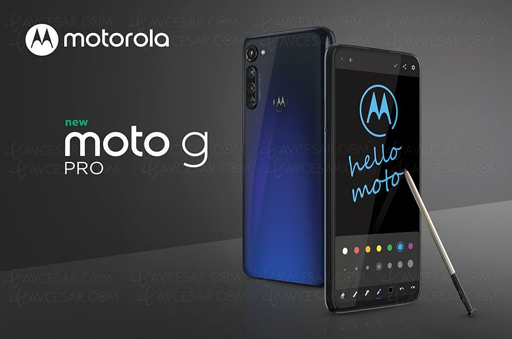 Smartphone Motorola Moto G&nbsp;Pro avec stylet pour une productivité&nbsp;accrue