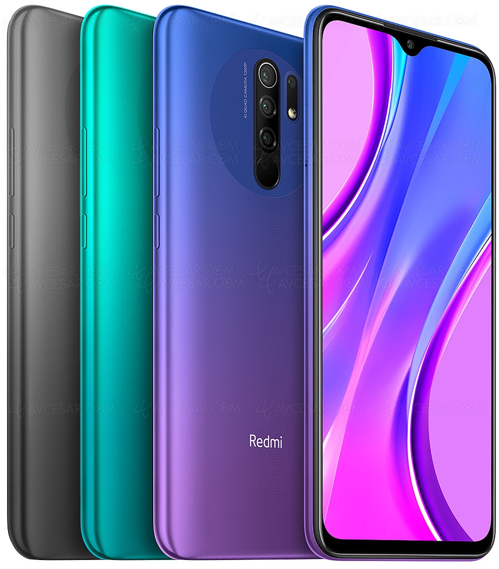 Smartphone Xiaomi Redmi&nbsp;9, quadruple capteur photo et&nbsp;tout petit&nbsp;prix