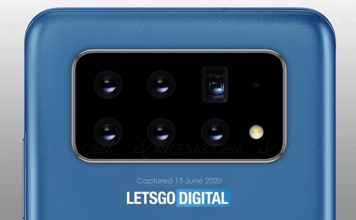 6 caméras orientables pour les futurs smartphones&nbsp;Samsung