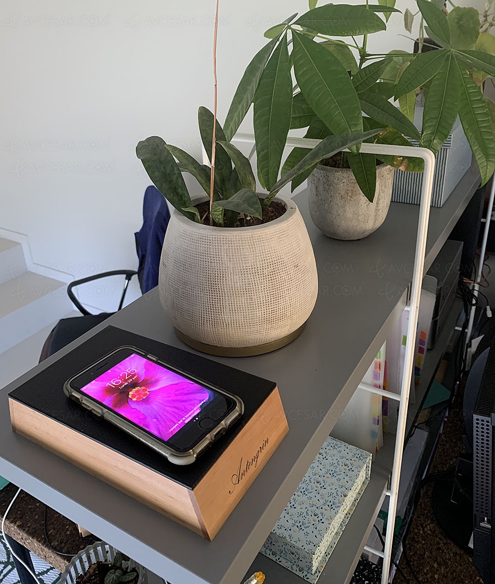 Station d'accueil CaptiPhone&nbsp;: protecteur d'ondes pour téléphone&nbsp;portable