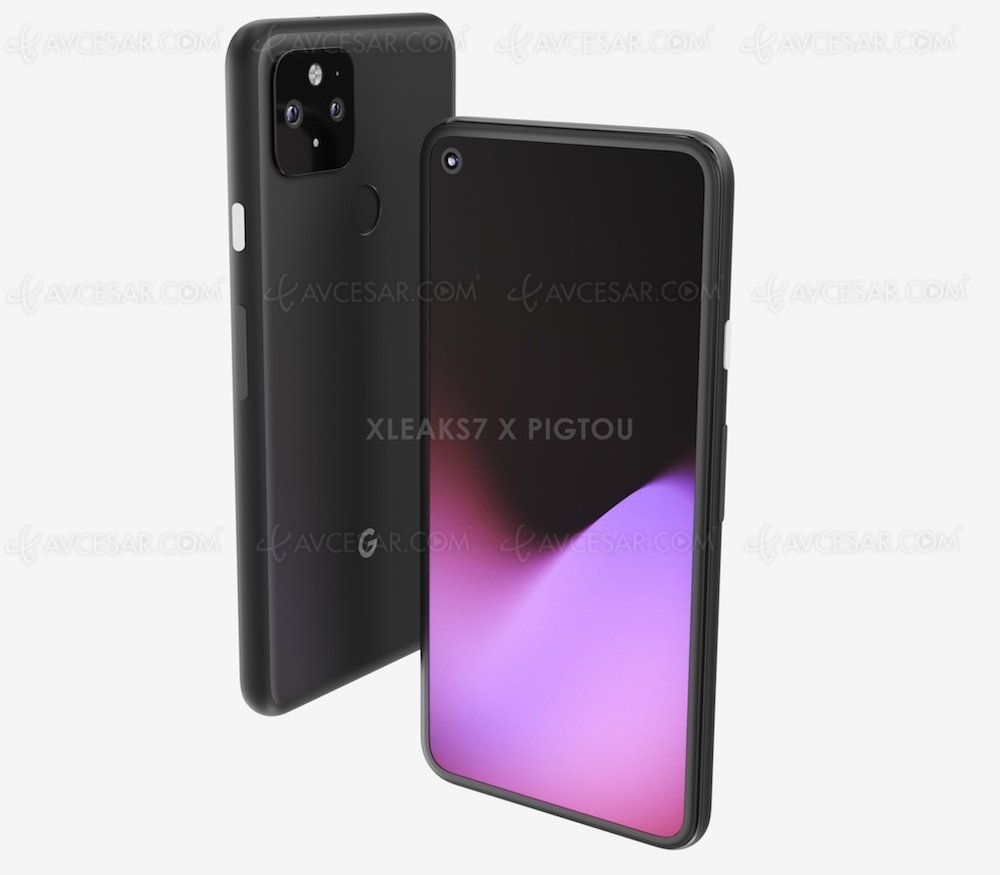 Premières images du smartphone Google&nbsp;Pixel&nbsp;5&nbsp;(fuite)