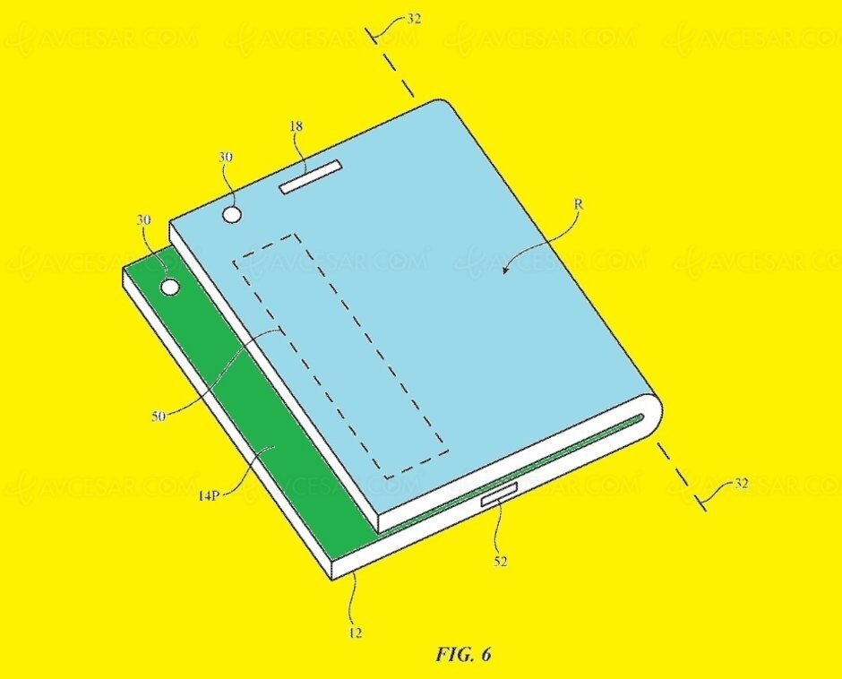 iPhone pliable, nouveau brevet&nbsp;Apple