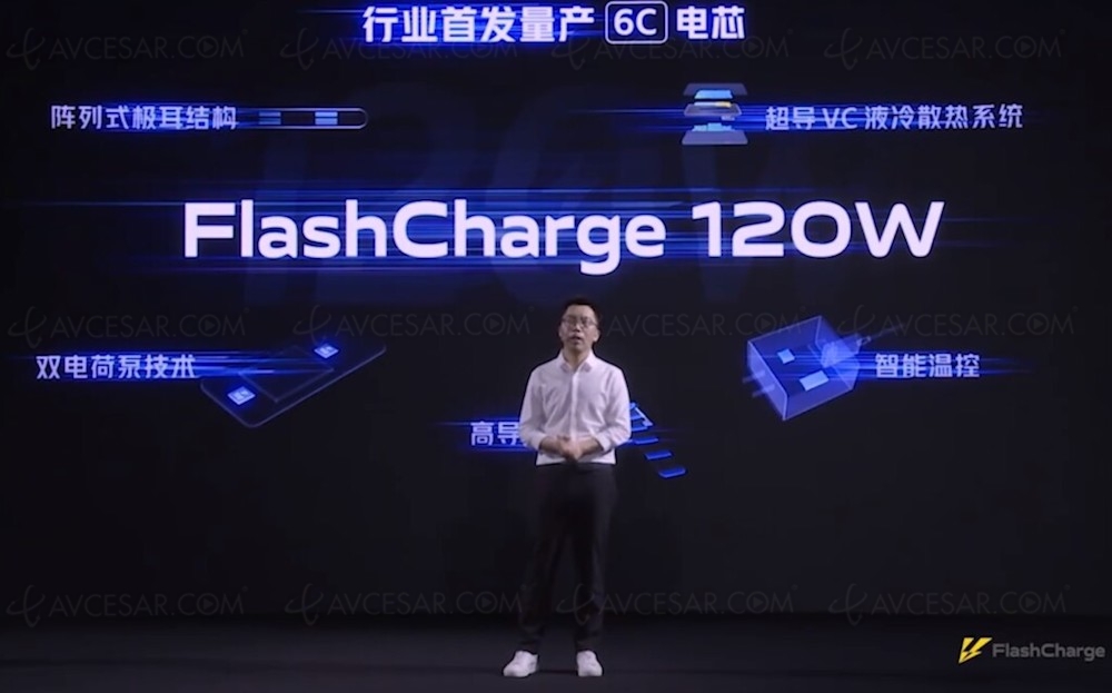Nouvelle techno 120&nbsp;W&nbsp;: smartphone chargé en&nbsp;15&nbsp;minutes&nbsp;!