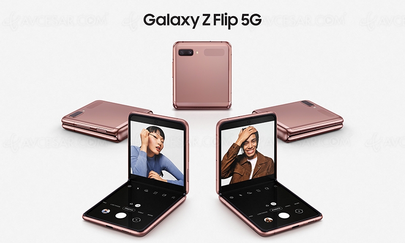 Samsung Galaxy&nbsp;Z Flip&nbsp;5G, le pliable passe&nbsp;à&nbsp;la&nbsp;5G