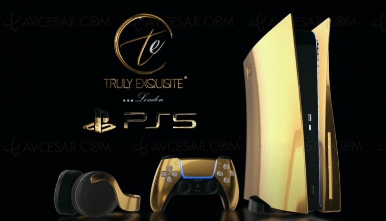 PlayStation 5 en or 24&nbsp;carats, c’est&nbsp;prévu