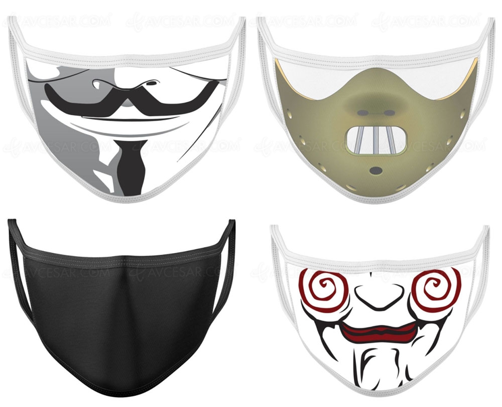 Un masque siglé ciné offert pour toute commande de&nbsp;20&nbsp;€&nbsp;minimum