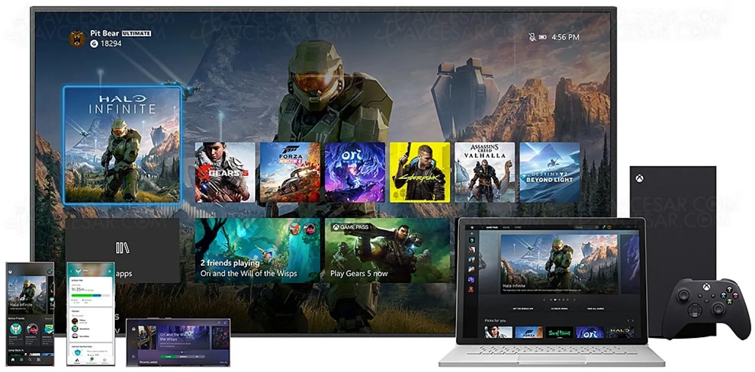 xbox-series-x-nouvelle-interface-commune-et-application-mobile