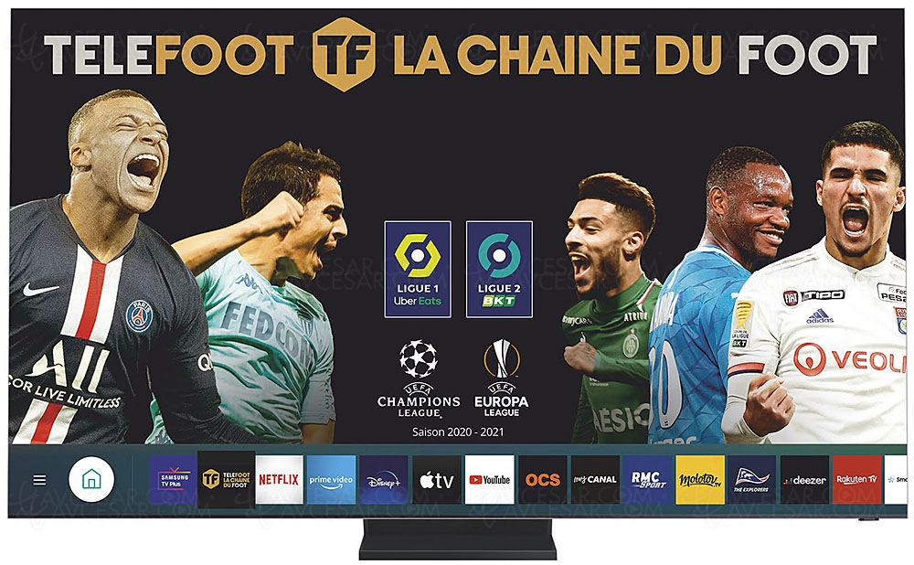 L'application Téléfoot disponible sur les&nbsp;Smart&nbsp;TV Samsung&nbsp;2018/2019 et&nbsp;2020