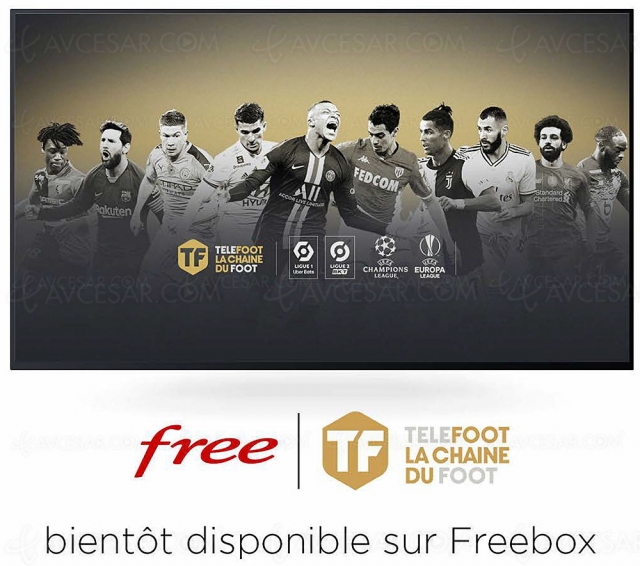 Chaîne Téléfoot (Ligue 1/2, UEFA Champions League et Europa League) sur Freebox
