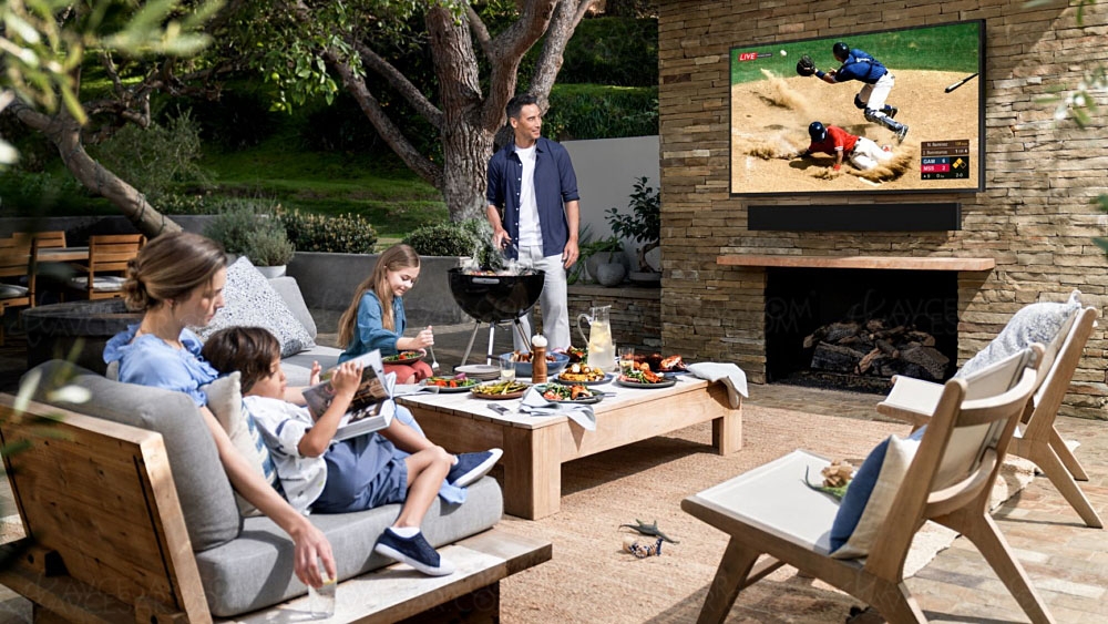 IFA 20&nbsp;> TV&nbsp;QLED Ultra&nbsp;HD 4K Samsung The&nbsp;Terrace, téléviseurs&nbsp;d'extérieur