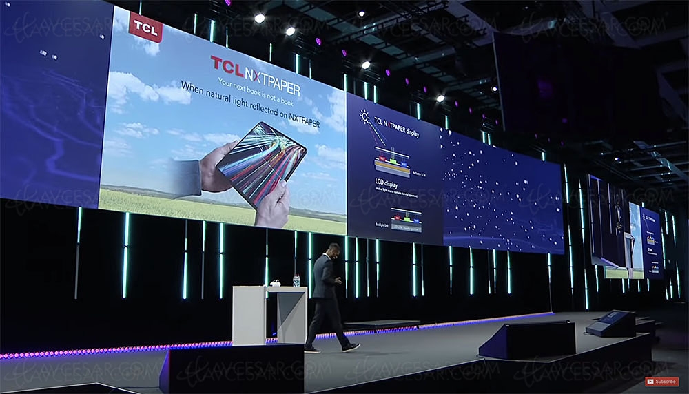 Technologie TCL NXTPAPER pour&nbsp;tablettes&nbsp;: e‑paper nouvelle génération&nbsp;(couleur)