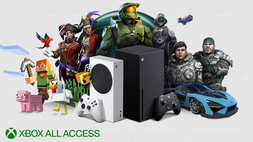 Xbox All&nbsp;Access&nbsp;: Xbox Series&nbsp;X/Series&nbsp;S +&nbsp;Game Pass Ultimate +&nbsp;EA&nbsp;Play à&nbsp;partir de&nbsp;24,99&nbsp;€/mois