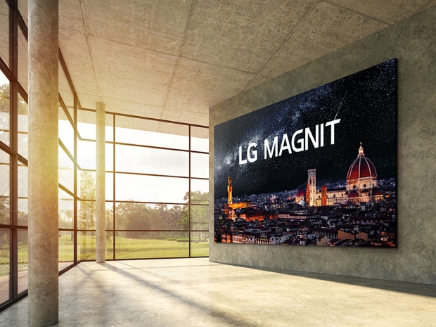 Écran Micro LED LG Magnit 163'', disponibilité immédiate