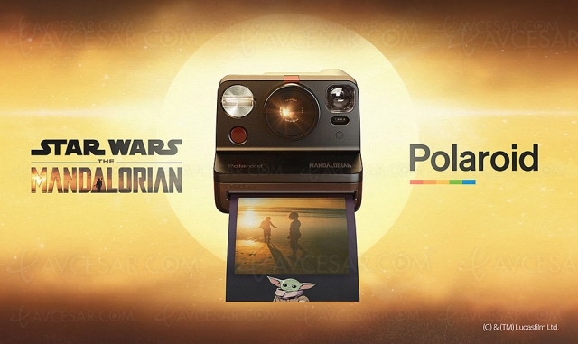 The Mandalorian Polaroid Now i‑Type Instant Camera édition spéciale