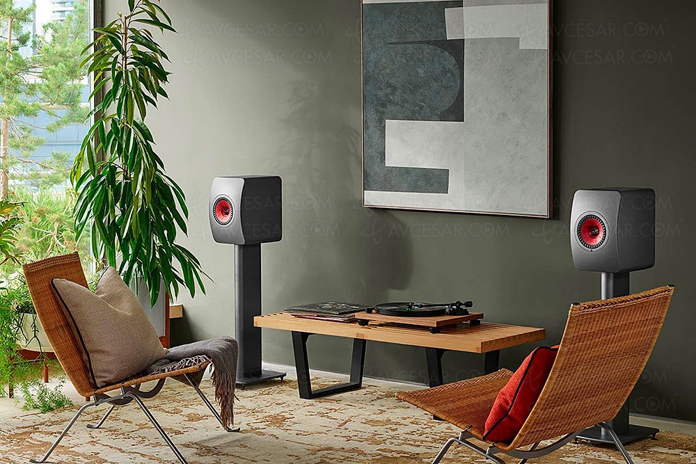 Kef LS50 Wireless II, enceintes actives Wi‑Fi, Bluetooth, Chromecast, AirPlay&nbsp;2, DSD&nbsp;et&nbsp;MQA