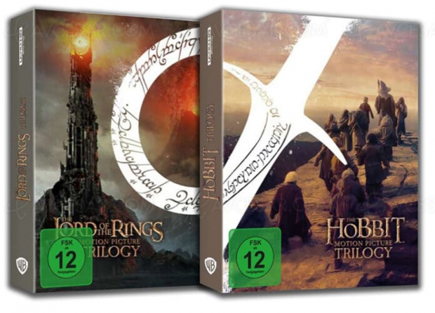 Trilogies Le seigneur des anneaux et Le Hobbit, les coffrets 4K dévoilés en Allemagne