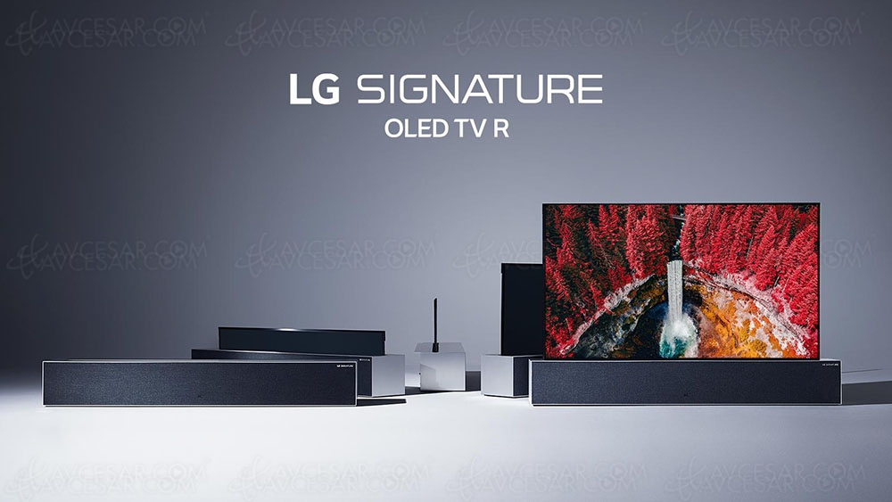TV enroulable Ultra HD 4K LG&nbsp;OLED65RX&nbsp;: 73&nbsp;000&nbsp;€,&nbsp;officiel