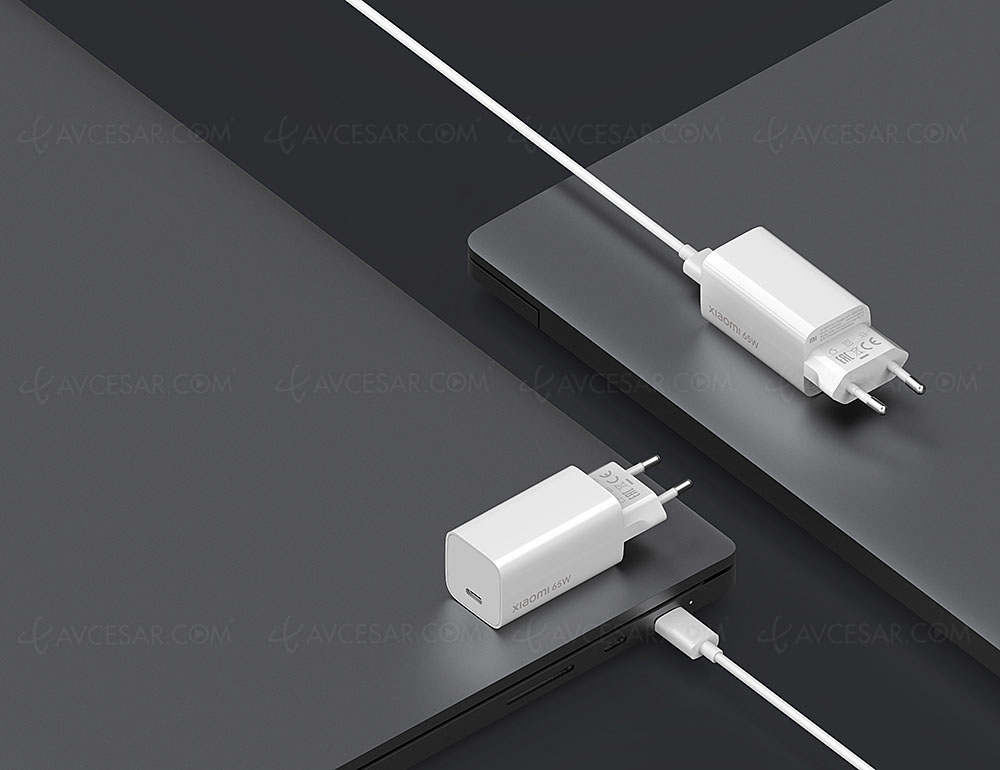 Chargeur USB C XIAOMI Mi 65W charge rapide