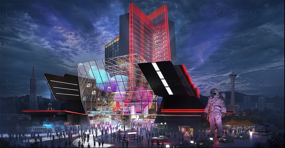 Hôtels du futur Atari, nouvelles images mais construction&nbsp;repoussée