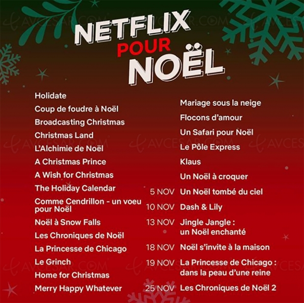 Netflix, déjà les boules de Noël ? Demandez le programme !